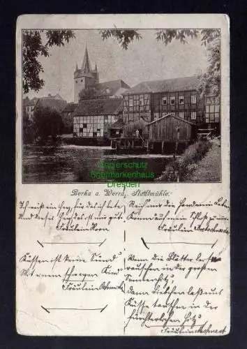 129932 AK Berka a. Werra Stadtmühle 1905