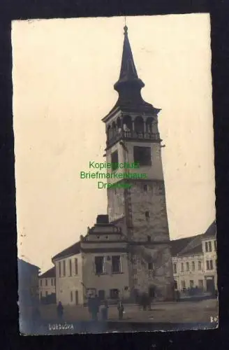 129978 AK Dobruska Gutenfeld Kirche Fotokarte 1924