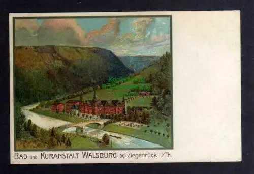 129937 AK Bad und Kuranstalt Walssburg bei Ziegenrück i. Th. 1911