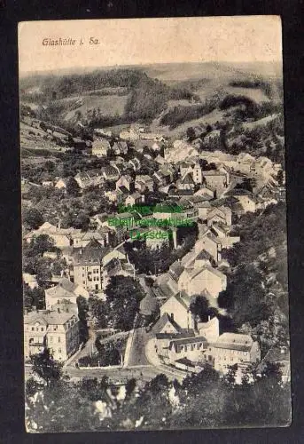 129243 AK Glashütte Panorama 1918