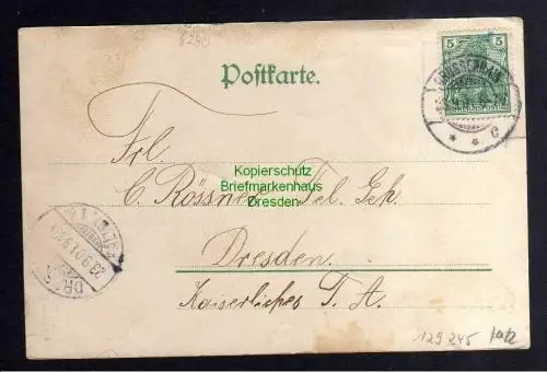 129245 AK Großenhain Klosteruine Poststrasse 655 Brück & Sohn 1901