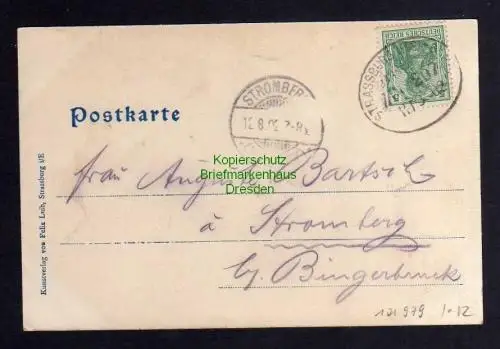 121979 AK Schlettstadt Sélestat Elsass Schlestadt Kaiserliches Postamt 1902