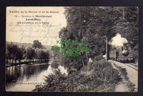 121388 AK Vallees de la Meuse et de la Semoy Montherme Laval-Dieu Eisenbahn Zug