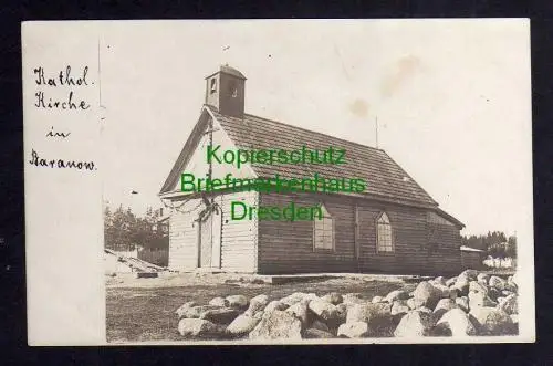 117632 AK Baranow katholische Kirche Fotokarte 1907