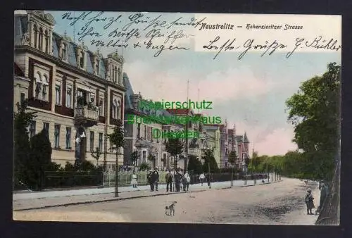 117964 AK Neustrelitz 1905 Hohenzieritzer Strasse