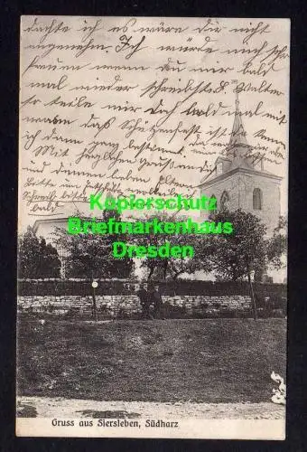 118209 AK Siersleben Gerbstedt Südharz 1912 Kirche