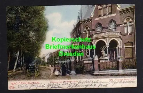 114804 AK Bad Oeynhausen Ostcorso an der Farne Villa 1906