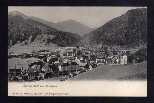 113282 AK Immenstadt im Allgäu um 1900 von Nordosten Panorama