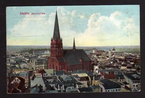 103045 AK Stettin 1914 Jacobikirche