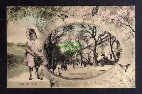 129096 AK Berlin Bellevuestrasse 1907 Baumblüte Ostern Osterei