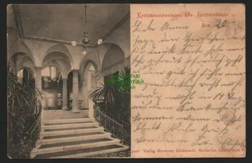 136888 AK Kreiskrankenhaus Gross Lichterfelde 1904 Berlin
