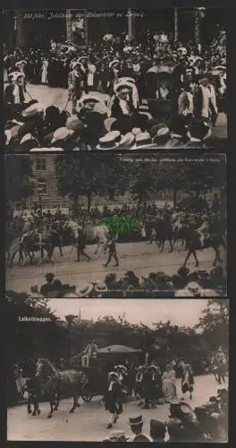 151585 3 AK Leipzig 1909 500 jähr. Jubiläum Universität Festumzug Markgraf Wilhe