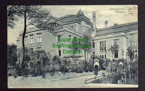 121703 AK Königsberg Ostpreußen um 1920 Stadthalle