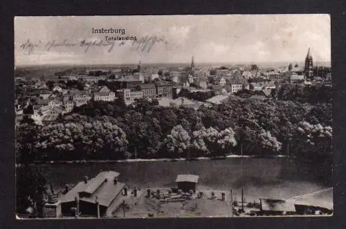 106539 AK Insterburg Ostpreußen 1918 Feldpost