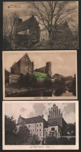 140738 3 AK Allenstein Ostpreußen Schloss um 1915 1920