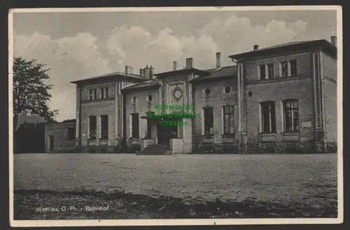 147456 AK Wehlau Ostpreußen Bahnhof 1937 Snamensk