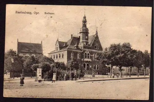 50954 AK Rastenburg Opr. Rathaus 1917