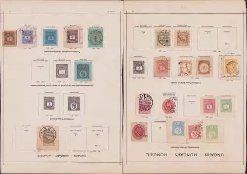B15482 38 Ganzsachen Ausschnitte Ungarn Hungary 1871 - 1900