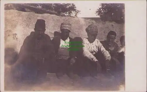 158321 AK Deutsch Ostafrika Araber Fotokarte Pause Rast um 1910