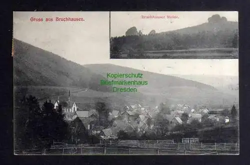 132207 AK Bruchhausen Bruchhauser Steine um 1910