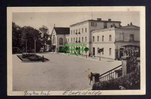 132373 AK Waldstadt Eberswalde Bahnhof um 1930