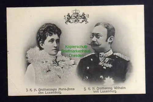 131400 AK Großherzogin Maria-Anna und Großherzog Wilhelm von Luxemburg