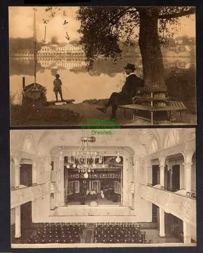 131504 2 AK Solbad Salzungen Kurhaus Theatersaal 1912