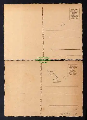131542 2 AK Bernburg Liedkarten Hugo Stolberg 1938