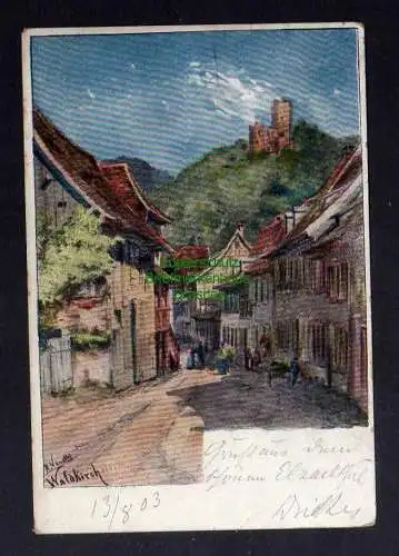 124593 AK Waldkirch 1903 Künstlerkarte signiert Vanotte
