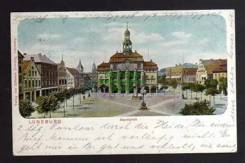 124439 AK Lüneburg 1904 Marktplatz