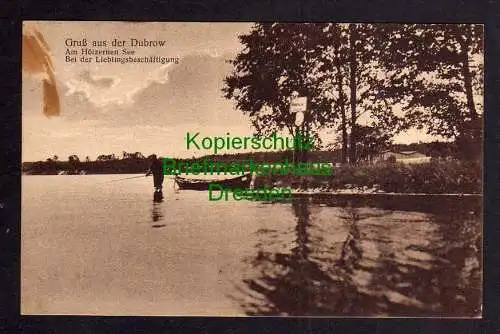 120881 AK Dubrow Müllrose Am Hölzenen See 1931