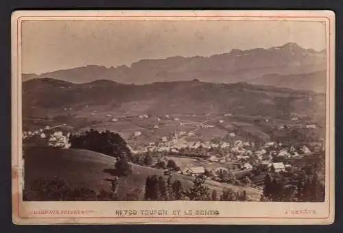 100923 Foto auf Hartpappe Teufen et le Sentis AR um 1890