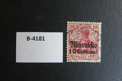 B4181 DP in Marokko 48 gestempelt Tetuan 1911