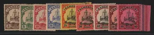 B3703 Kamerun 7 - 15 * ungebraucht Schiffszeichnung Pfennigwerte