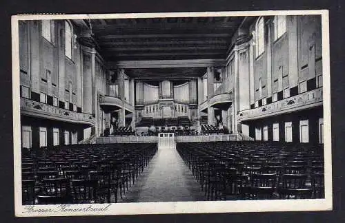 97830 AK Görlitz Stadthalle Grosser Konzertsaal Innenansicht 1938 Pächter Gustav