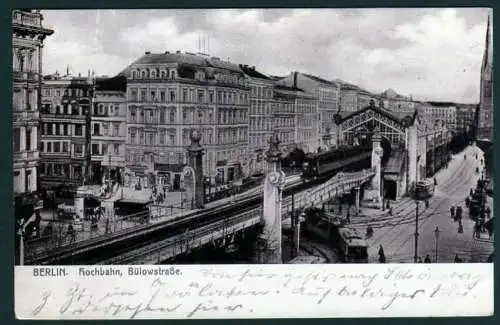 41221 AK Berlin Hochbahn Bülowstraße Bahnhof 1906