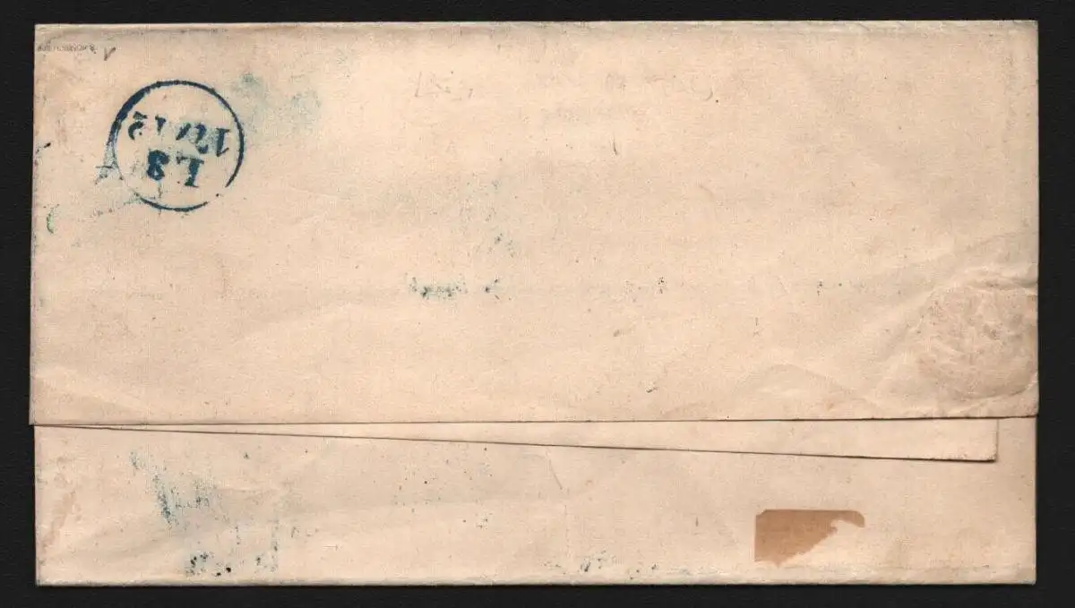 B11732 Brief Württemberg 1a Stuttgart 1852 nach Cannstadt gepr. Heinrich BPP