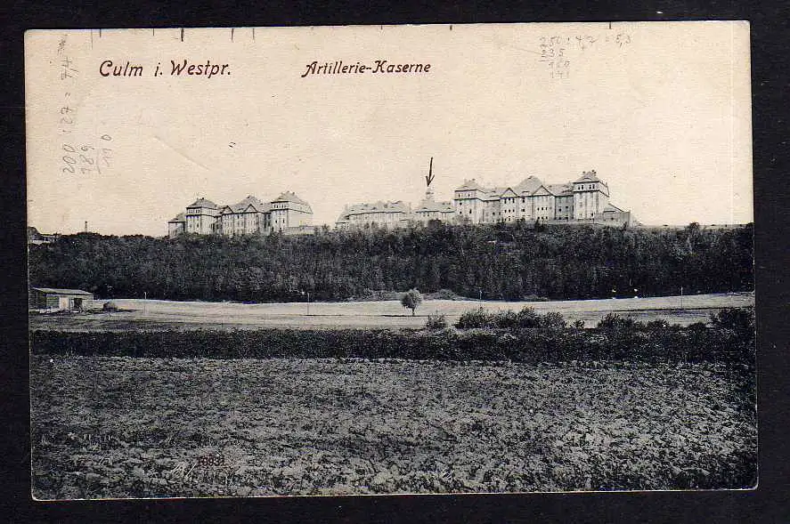 96709 AK Culm Kulm Chelmno Westpreußen Artillerie Kaserne 1917