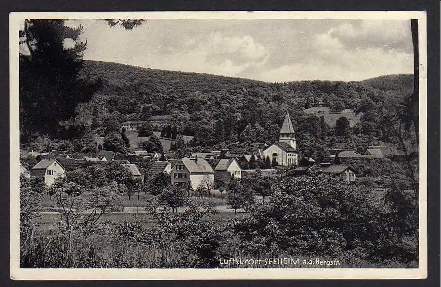 77866 AK Seeheim an der Bergstraße Jugenheim 1940