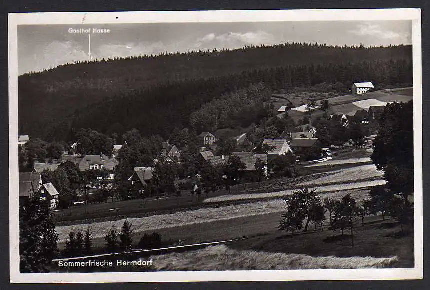 69537 AK Herrndorf Gasthof Hasse 1938  Landpoststempel