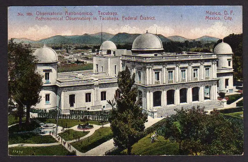 66815 AK Mexiko City Observatorio de Tacubaya 1927