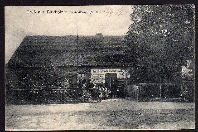 66411 AK Birkholz bei Friedeberg Neumark 1919