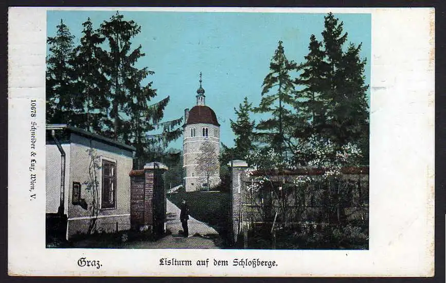 62429 AK Graz Steiermark 1910 Eisturm auf dem Schlossberge