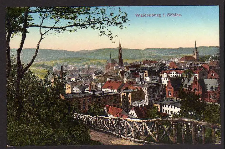 50659 AK Waldenburg Schlesien um 1920