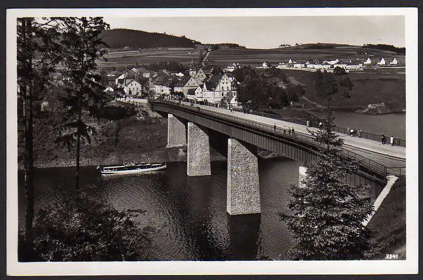 50795 AK Saalburg Brücke 1933 super Fotokarte