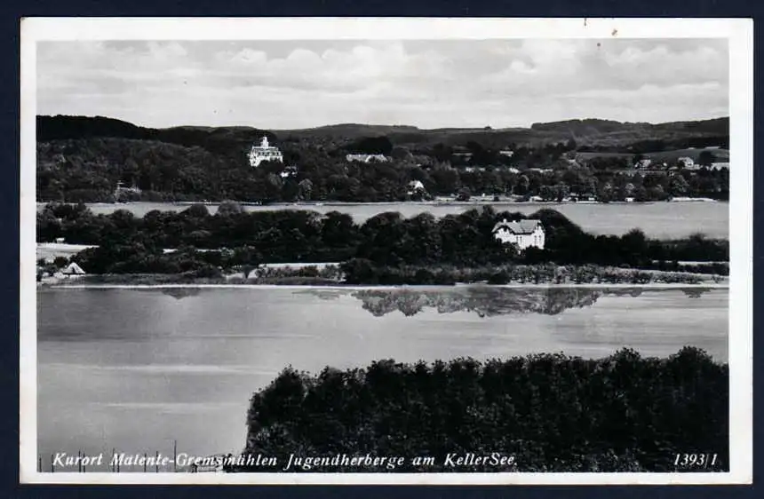 44463 AK Malente-Gremsmühlen Fotokarte Jugendherberge am Keller See 1941