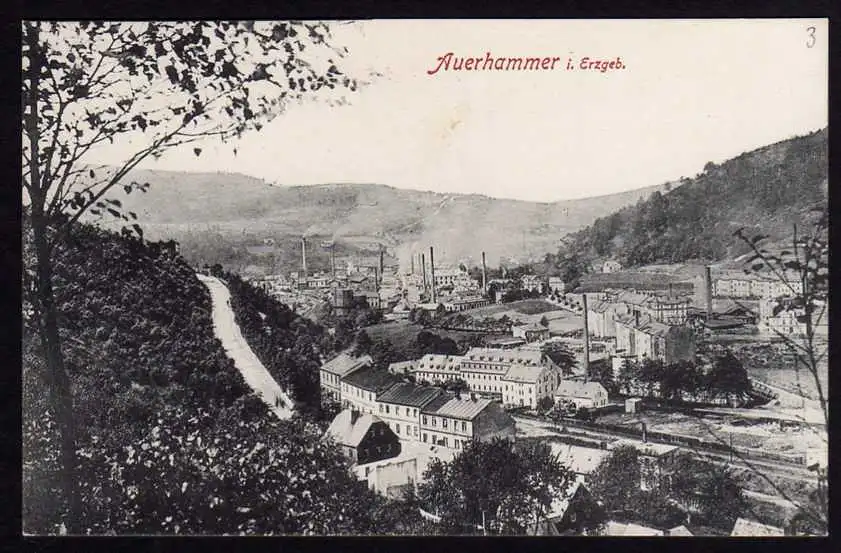 44850 AK Auerhammer i. Erzgeb. Panorama um 1910