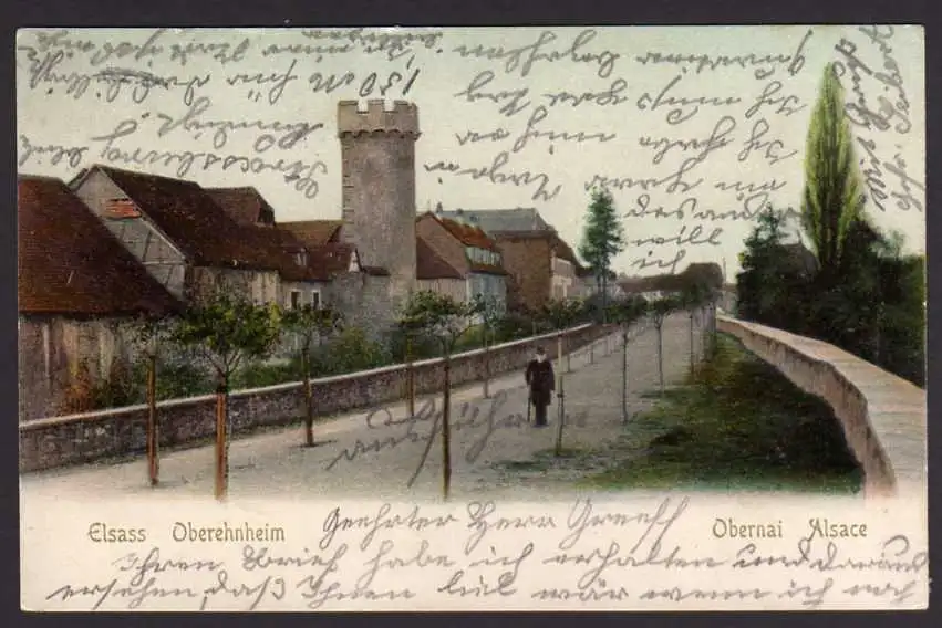 44940 AK Elsass Oberehnheim Obernai Alsace 1905