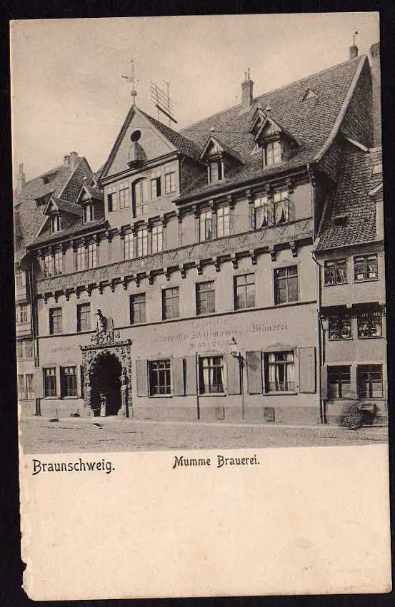 43307 AK Braunschweig Mumme Brauerei Restaurant 1900