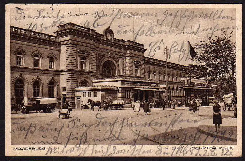 43417 AK Magdeburg Hauptbahnhof 1932